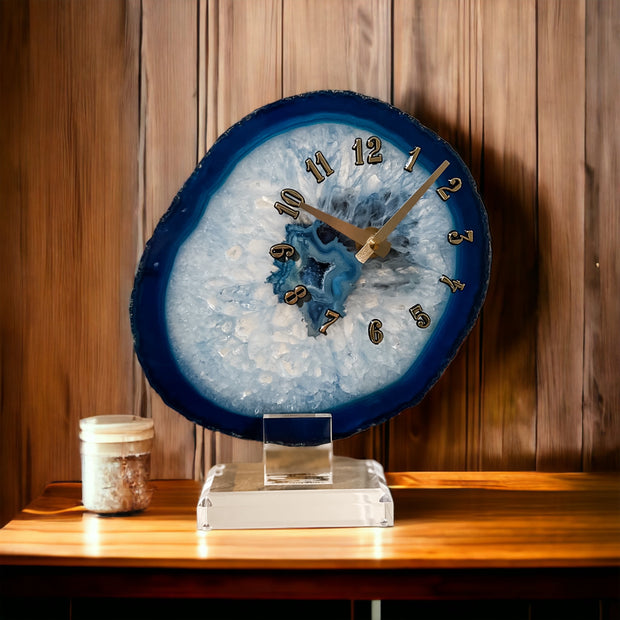Elliot Mantel Clock | Blue No. 5 | Ready to Ship - Mod North & Co.