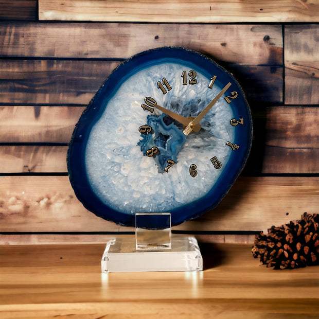 Elliot Mantel Clock | Blue No. 5 | Ready to Ship - Mod North & Co.