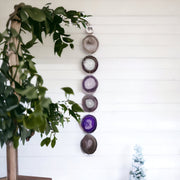 Amethyst Agate Garland | No Leather - Mod North & Co.