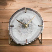 White Agate Clock - Mod North & Co.