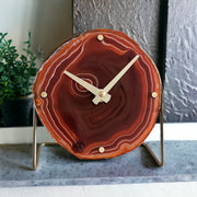 Red Agate Clock | Ready to Ship - Mod North & Co.