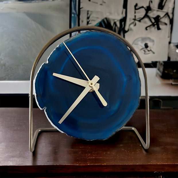 Blue Agate Clock - Mod North & Co.