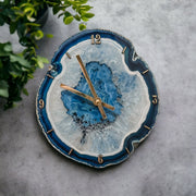 Agate Wall Clock | 8 to 13-Inch - Handcrafted Artisan Timepiece (Choose Slice)
