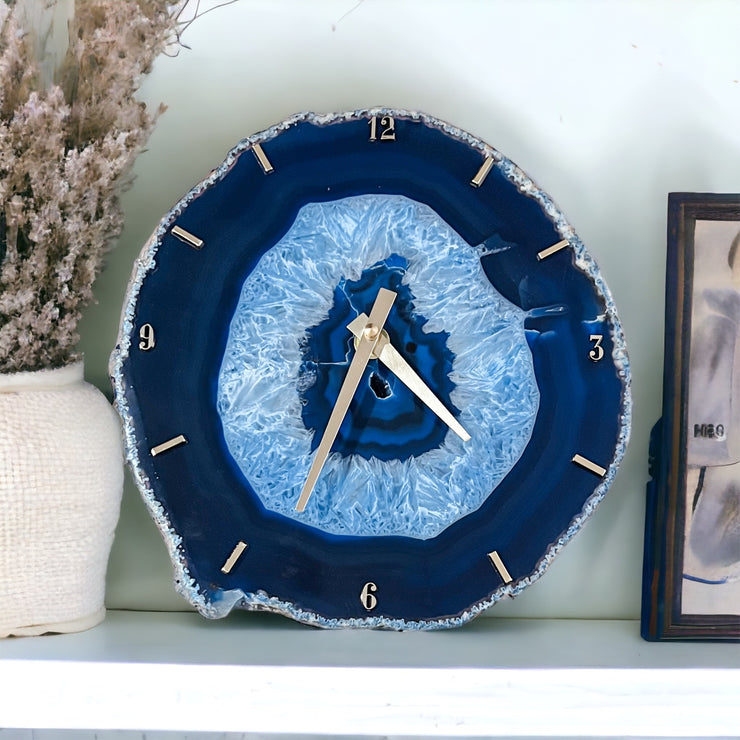 Blue Wall Clock (9 Inch) - Mod North & Co.