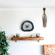 Agate Wall Clock | 8 to 13-Inch - Handcrafted Artisan Timepiece (Choose Slice)