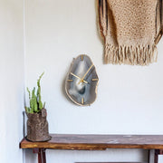 Gray Agate Wall Clock (8 Inch) - Mod North & Co.