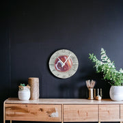 Amber x Wood Wall Clock (8 Inch) - Mod North & Co.