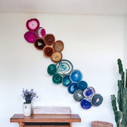 19-Piece DIY Rainbow Agate Wall Decor - Mod North & Co.