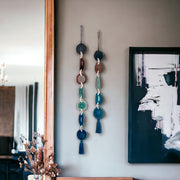 Jackson Brown, Green & Teal Agate Wall Hanging – Handcrafted Boho Garland (Multiple Sizes)