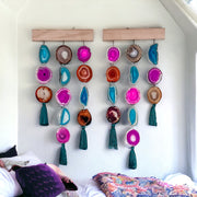 Magenta Teal Uma Hanging (Pair or Single) - Mod North & Co.