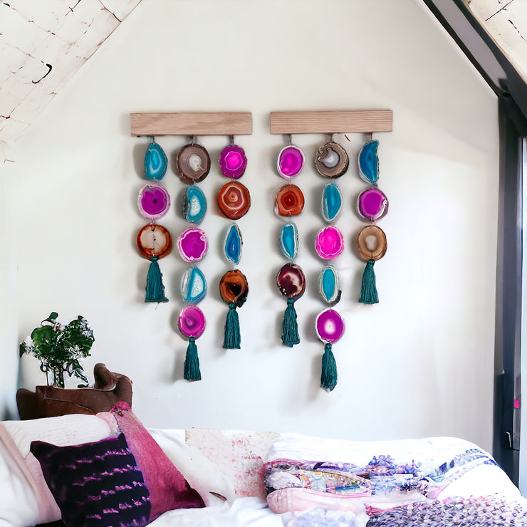 Magenta Teal Uma Hanging (Pair or Single) - Mod North & Co.