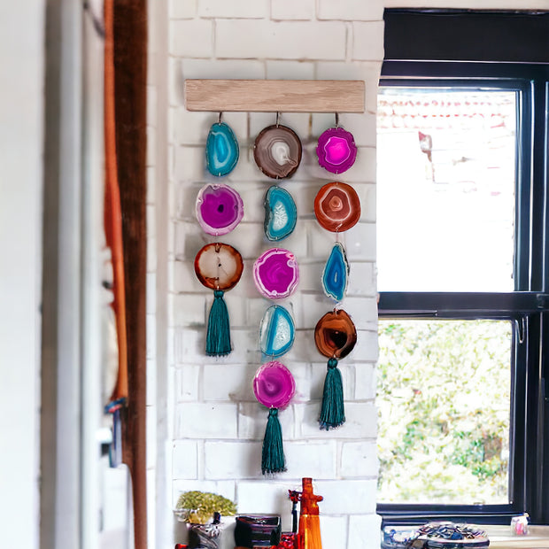 Magenta Teal Uma Hanging (Pair or Single) - Mod North & Co.