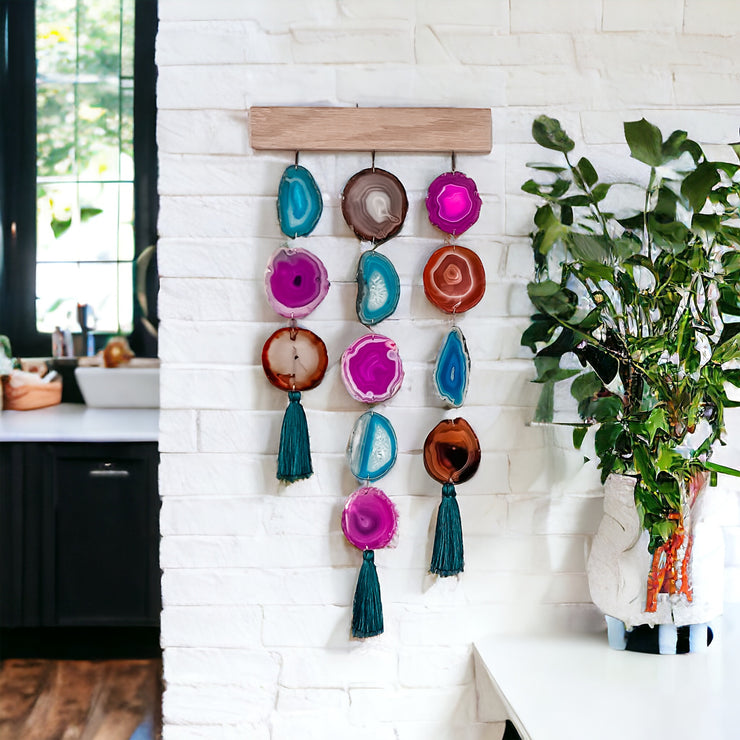 Magenta Teal Uma Hanging (Pair or Single) - Mod North & Co.