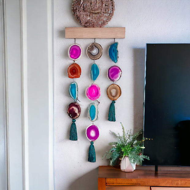 Magenta Teal Uma Hanging (Pair or Single) - Mod North & Co.