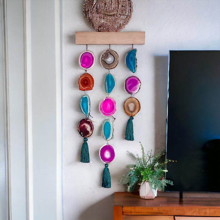 Magenta Teal Uma Hanging (Pair or Single) - Mod North & Co.