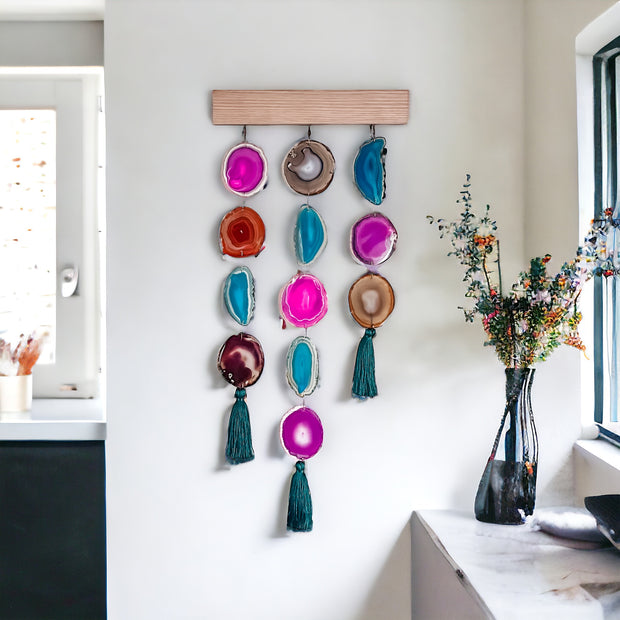 Magenta Teal Uma Hanging (Pair or Single) - Mod North & Co.