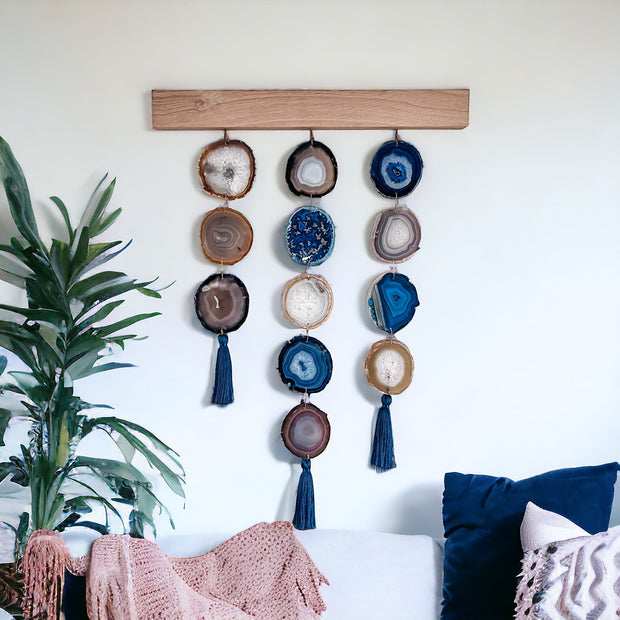 Blue Umber Uma Hanging (18 Inch) - Mod North & Co.