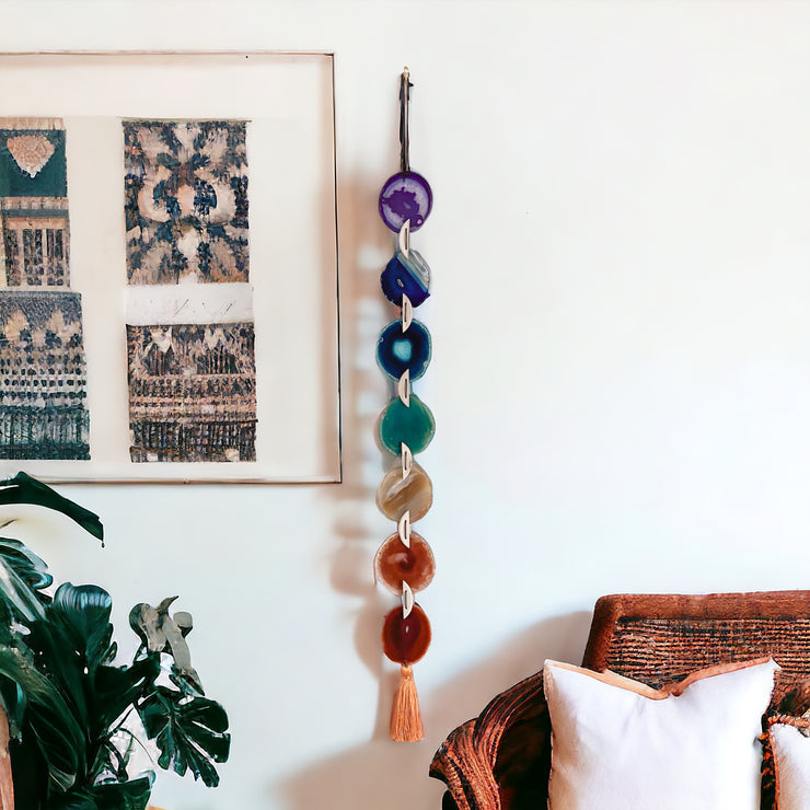 Chakra/Rainbow Agate Garland - Mod North & Co.