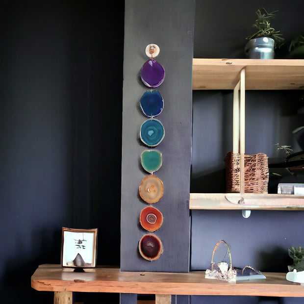 Chakra/Rainbow Agate Garland | No Leather - Mod North & Co.