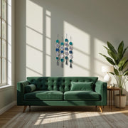 Coastal Glam Agate Garland – Handcrafted Ocean-Inspired Wall Hanging