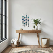 Coastal Glam Agate Garland – Handcrafted Ocean-Inspired Wall Hanging