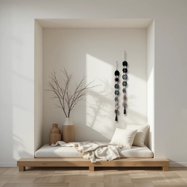 Esme Agate Garland – Handcrafted Ombré Wall Hanging