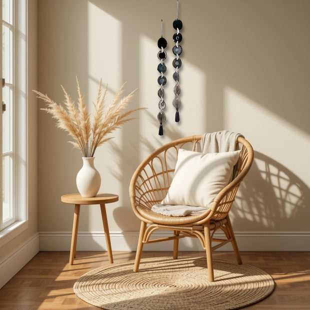 Esme Agate Garland – Handcrafted Ombré Wall Hanging