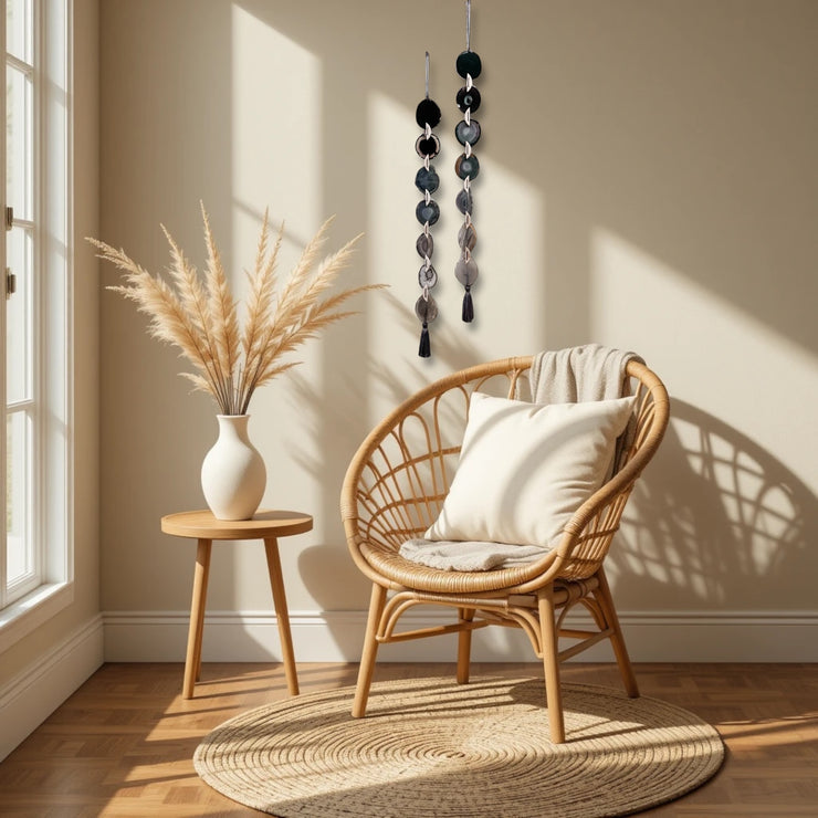Esme Agate Garland – Handcrafted Ombré Wall Hanging