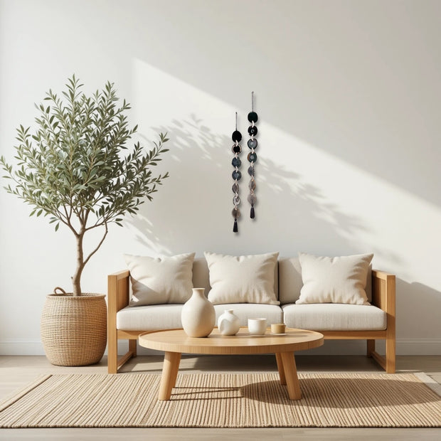 Esme Agate Garland – Handcrafted Ombré Wall Hanging