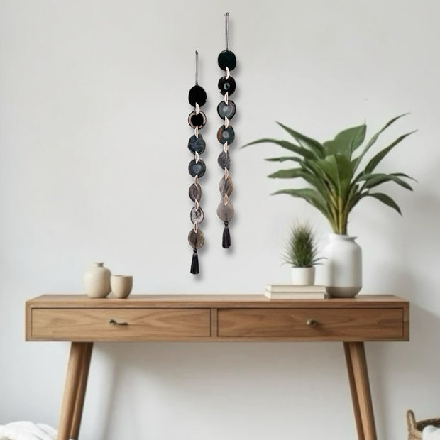 Esme Agate Garland – Handcrafted Ombré Wall Hanging