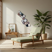 Umber Drift Agate Wall Art Set – 15 Piece | DIY Installation