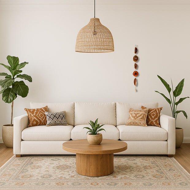 Mesa Chime Agate Garland – Handcrafted Boho Wall Hanging