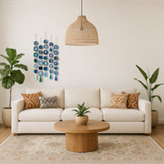 Neptune's Tide Agate Garland – Handcrafted Boho Wall Hanging (Multiple Sizes)