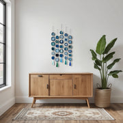 Neptune's Tide Agate Garland – Handcrafted Boho Wall Hanging (Multiple Sizes)