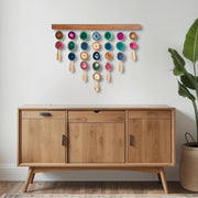 California Uma Agate Wall Hanging (24 & 36 Inch) – Handcrafted Boho Wall Décor