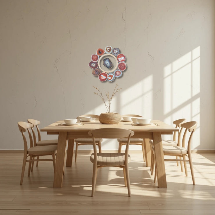 Sierra Mesa Agate Wall Art Set – 12 Piece | DIY Installation