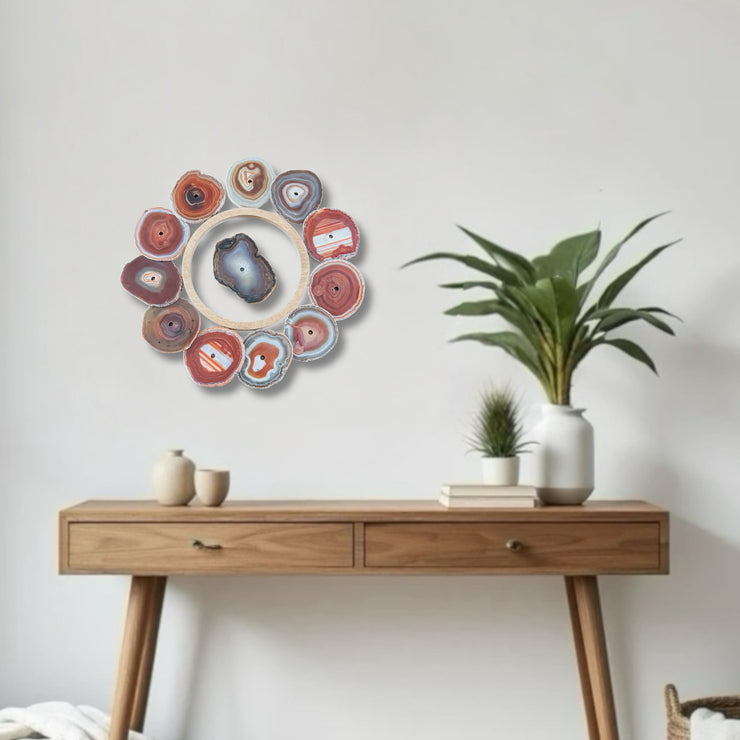 Sierra Mesa Agate Wall Art Set – 12 Piece | DIY Installation