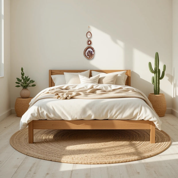 Luna Forma No. 3 – Minimalist Agate Wall Hanging