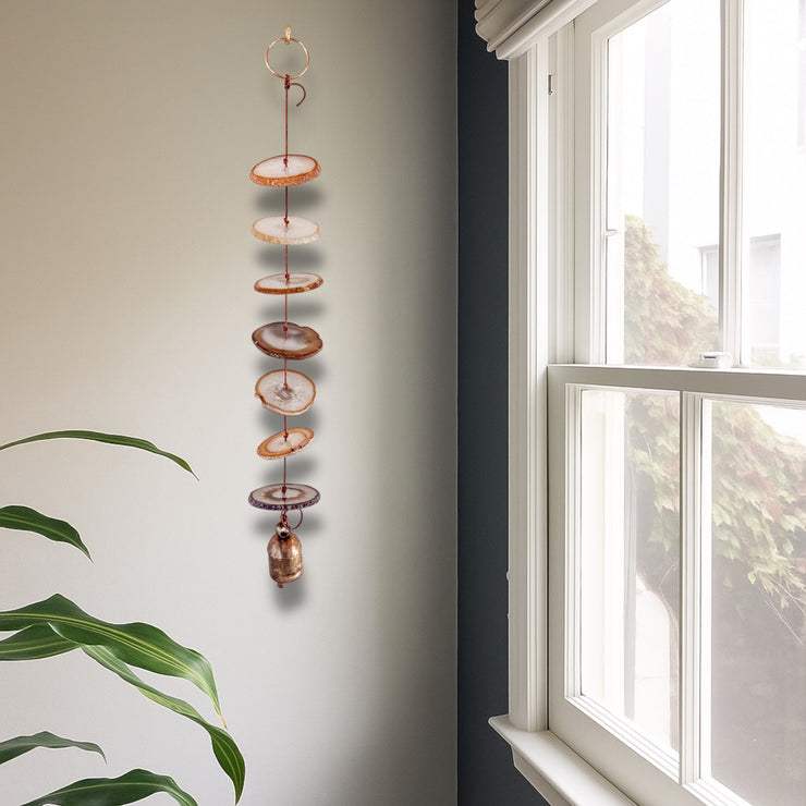 Carmella No. 5 – Indoor Agate Slice Sculpture for Wall or Ceiling