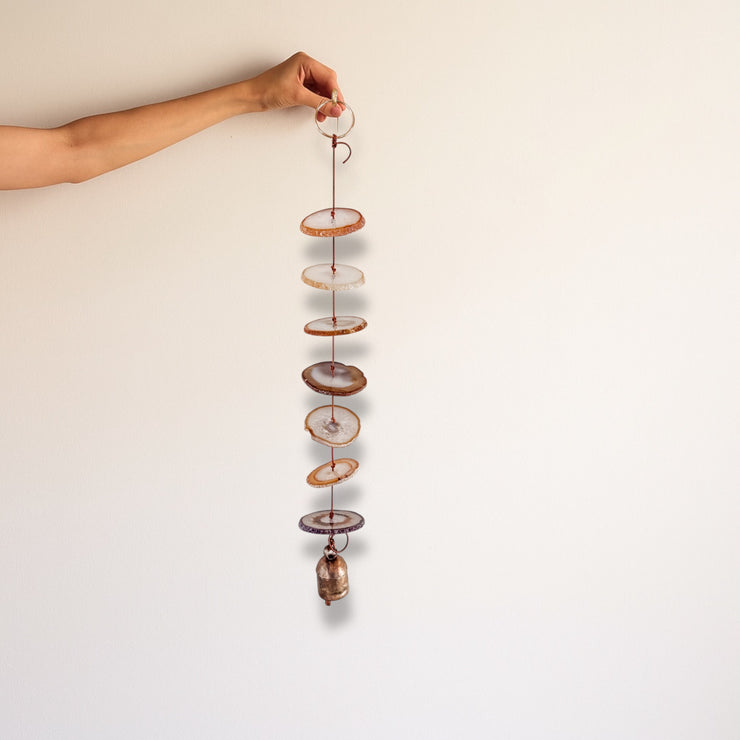 Carmella No. 5 – Indoor Agate Slice Sculpture for Wall or Ceiling