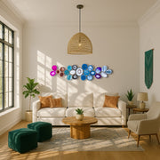 Celestial Flow – 23-Piece Agate Wall Art Set | DIY Installation