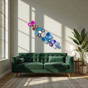 Celestial Flow – 23-Piece Agate Wall Art Set | DIY Installation