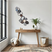 Umber Drift Agate Wall Art Set – 15 Piece | DIY Installation No. 2
