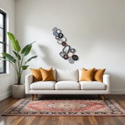 Umber Drift Agate Wall Art Set – 15 Piece | DIY Installation No. 2