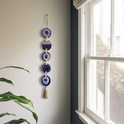 Wisteria Agate Garland – Handcrafted Boho Wall Hanging