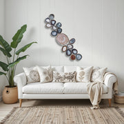 Ember Driftwood Agate Wall Art Set – 17 Piece | DIY Installation No. 1