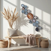 Ember Driftwood Agate Wall Art Set – 17 Piece | DIY Installation No. 2
