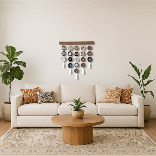 Umber Uma Wall Hanging – 24-Inch | Handcrafted Boho Wall Hanging | No. 1
