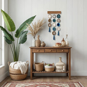 Blue Umber Uma Wall Hanging – 12 Inch | Handcrafted Boho Wall Hanging | No. 1