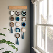 Blue Umber Uma Wall Hanging – 12 Inch | Handcrafted Boho Wall Hanging | No. 2